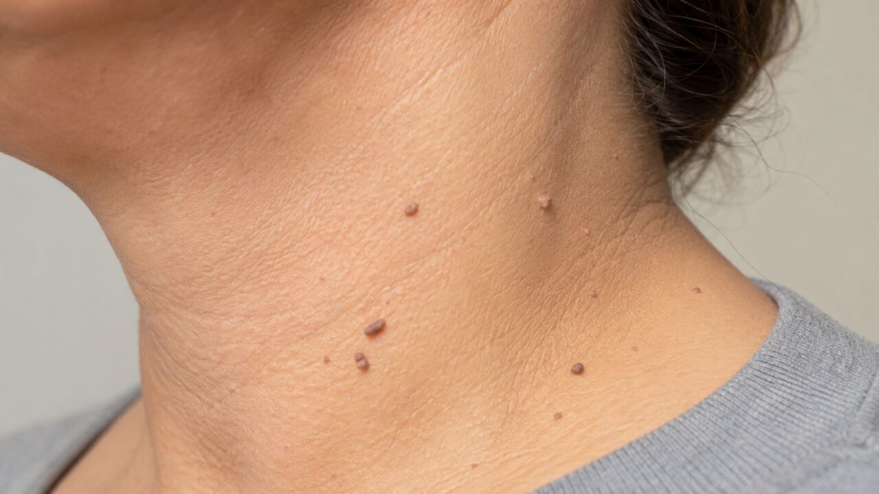 Bolinhas no pescoço podem ser acrocórdons e o corpo pode estar dando um sinal importante