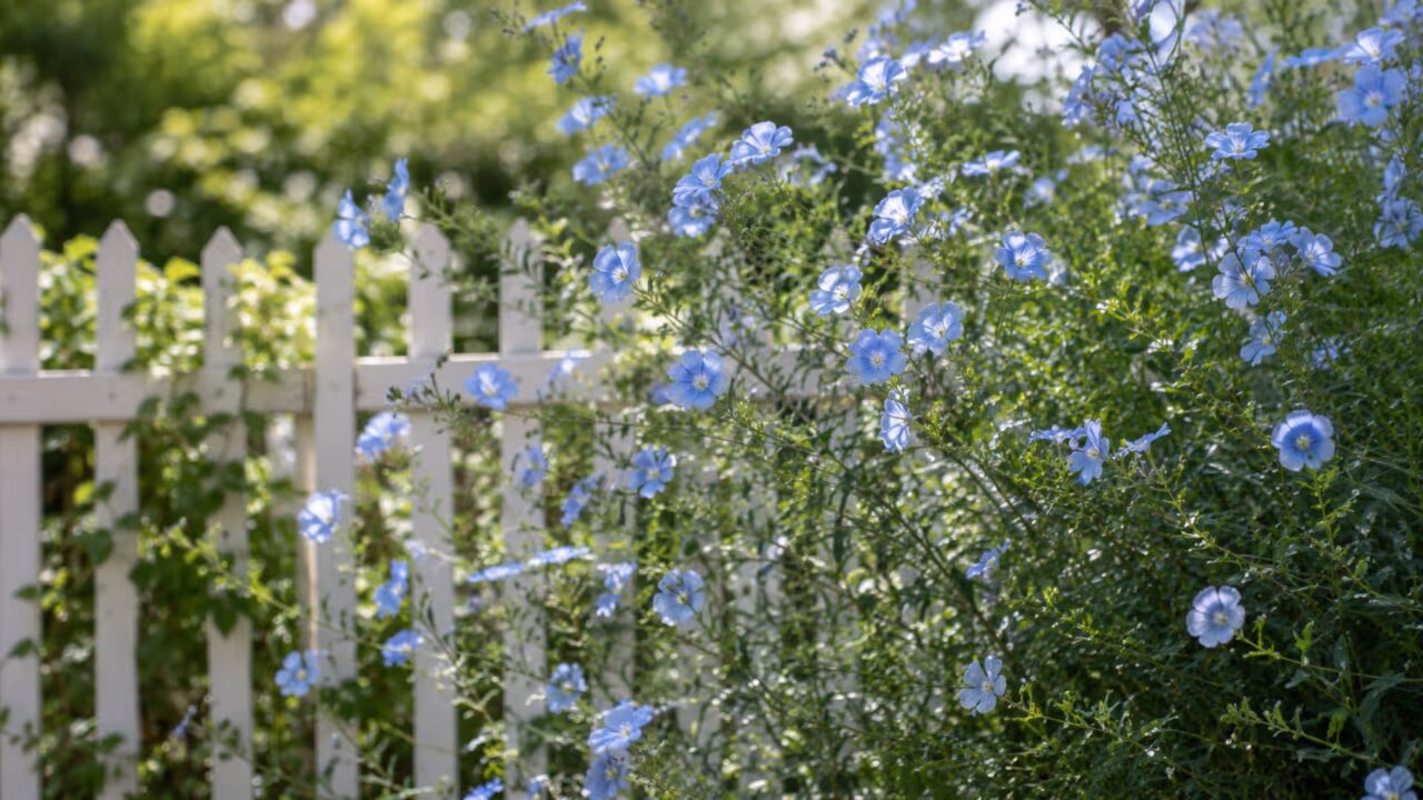 Esqueça as hortênsias: a alternativa com lindas flores azuis que as borboletas adoram