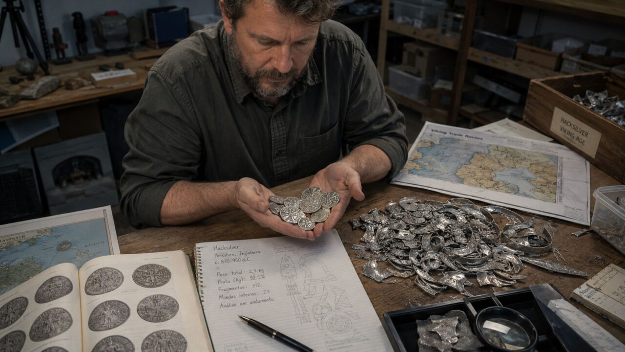 O tesouro revelou conexões comerciais e circulação de riqueza durante a Era Viking