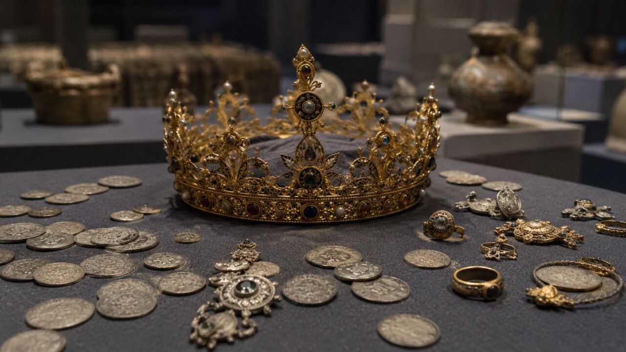 A peça rara é ligada à corte de Carlos IV e à riqueza medieval da Silésia.