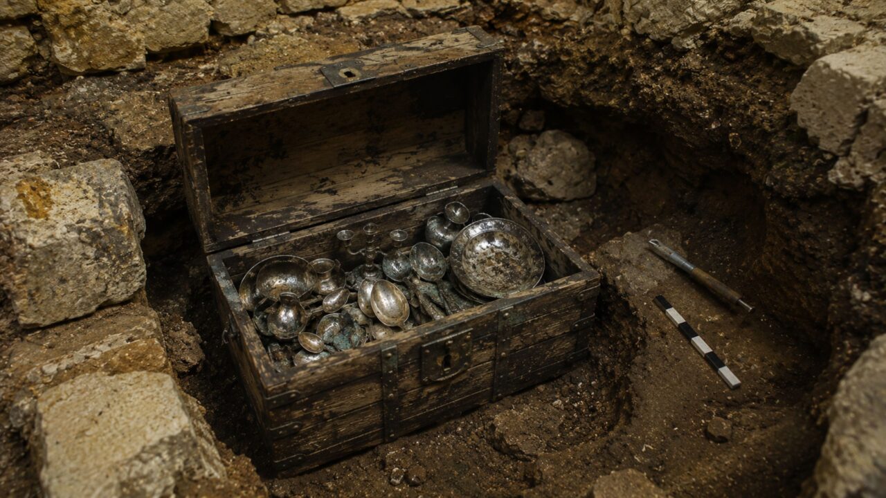 Os tesouros encontrados recentemente que parecem ter saído de uma história de aventura