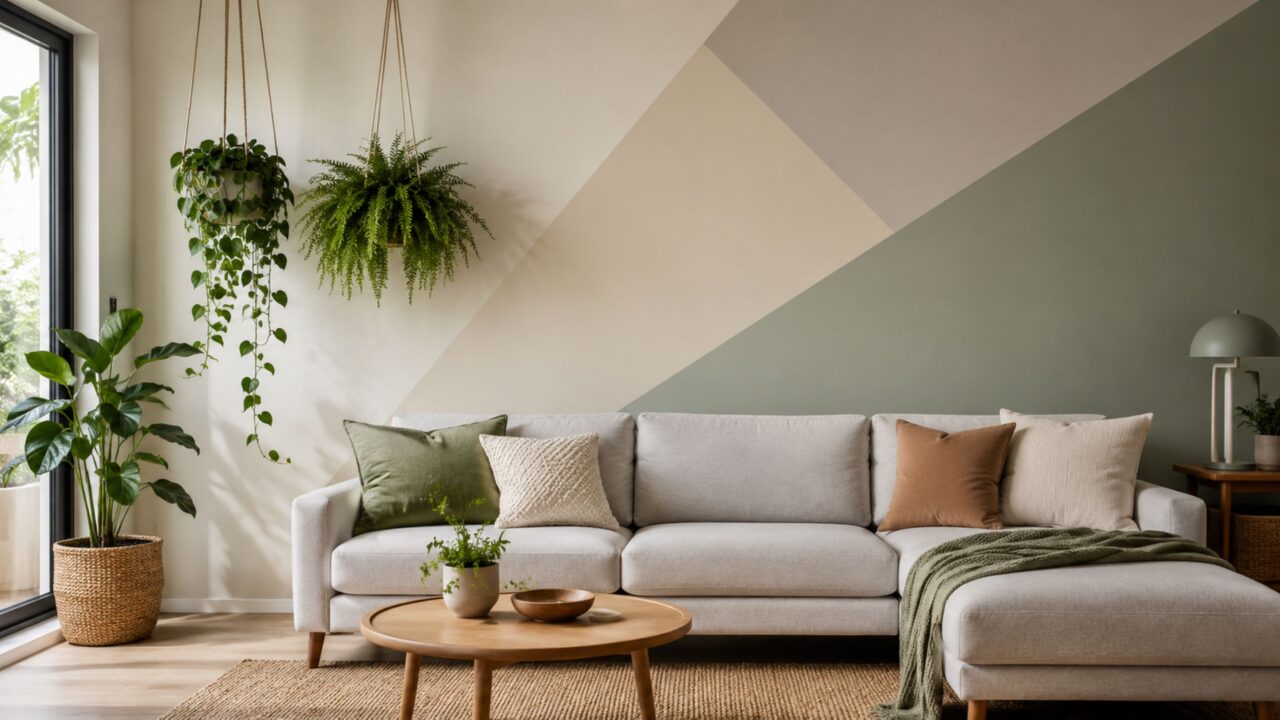 Quadros, plantas e pintura mudam o ambiente com baixo custo
