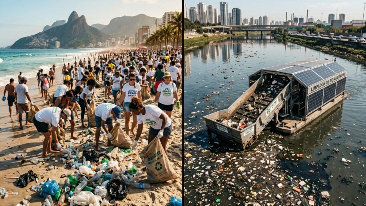 Projeto de robô de 50 toneladas com custo de 30 milhões de dólares que promete limpar o planeta