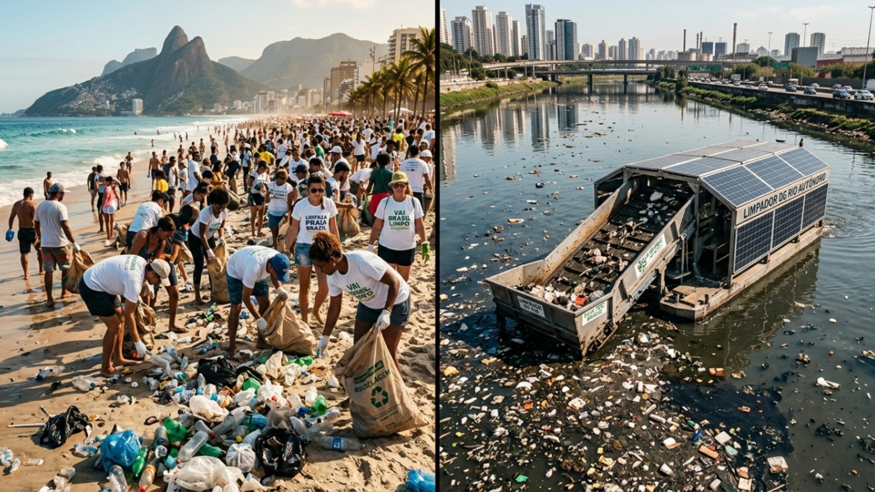 Projeto de robô de 50 toneladas com custo de 30 milhões de dólares que promete limpar o planeta