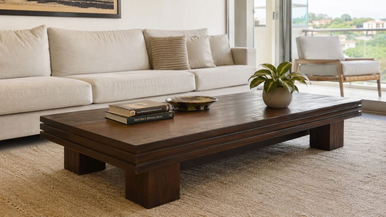 Todo mundo tinha uma mesa de centro anos 80 e agora ela combina com casas modernas