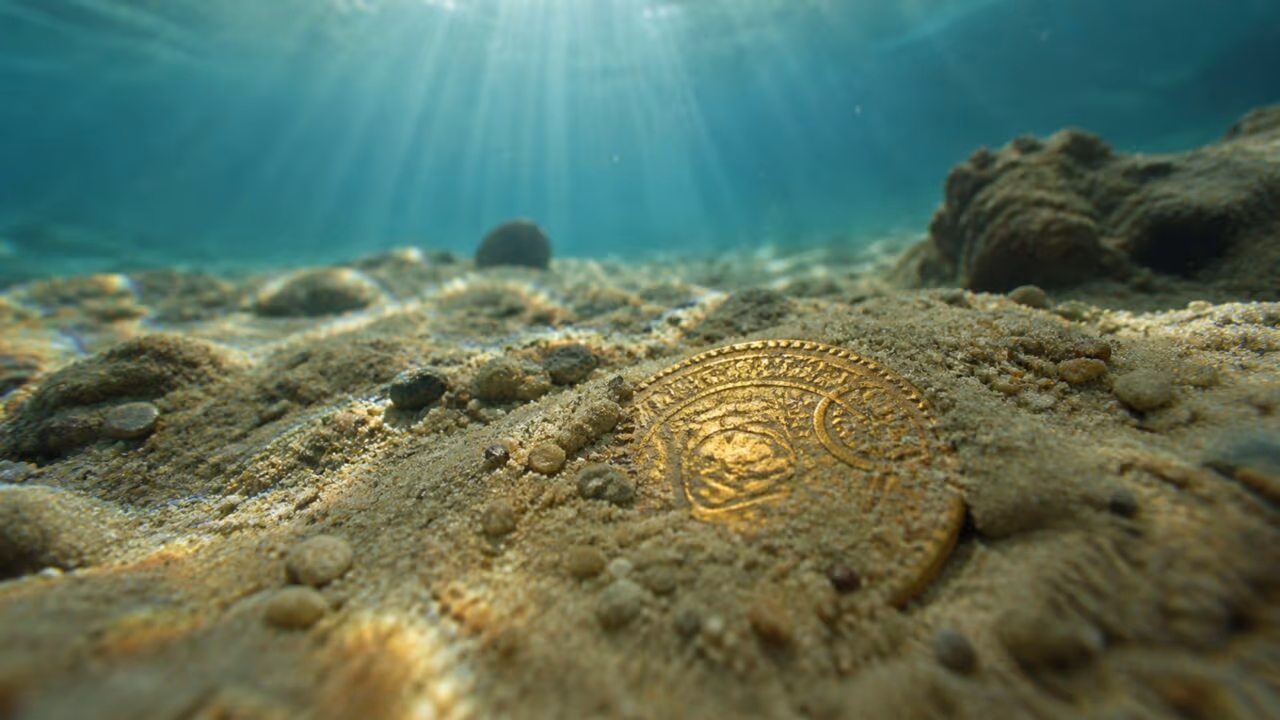 Mergulhadores amadores encontram 53 moedas de ouro romanas de 1.500 anos no mar da Espanha