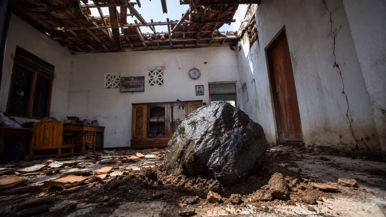 O meteorito milionário que caiu no telhado de um homem e mudou sua vida do dia para a noite