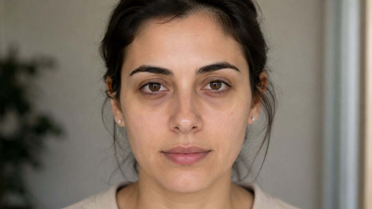 Por que algumas pessoas têm manchas escuras nos olhos mesmo quando dormem bem todos os dias?