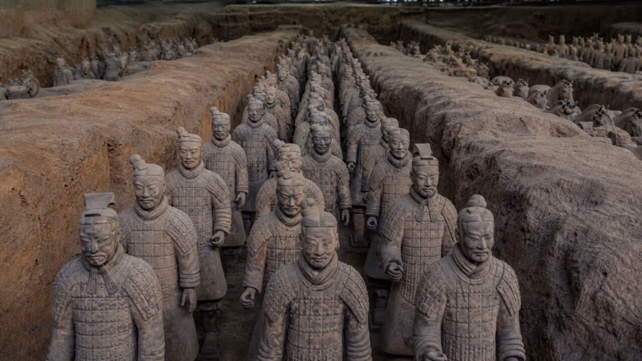 O Exército de Terracota e a descoberta dos 8 mil guerreiros de argila achados por camponeses