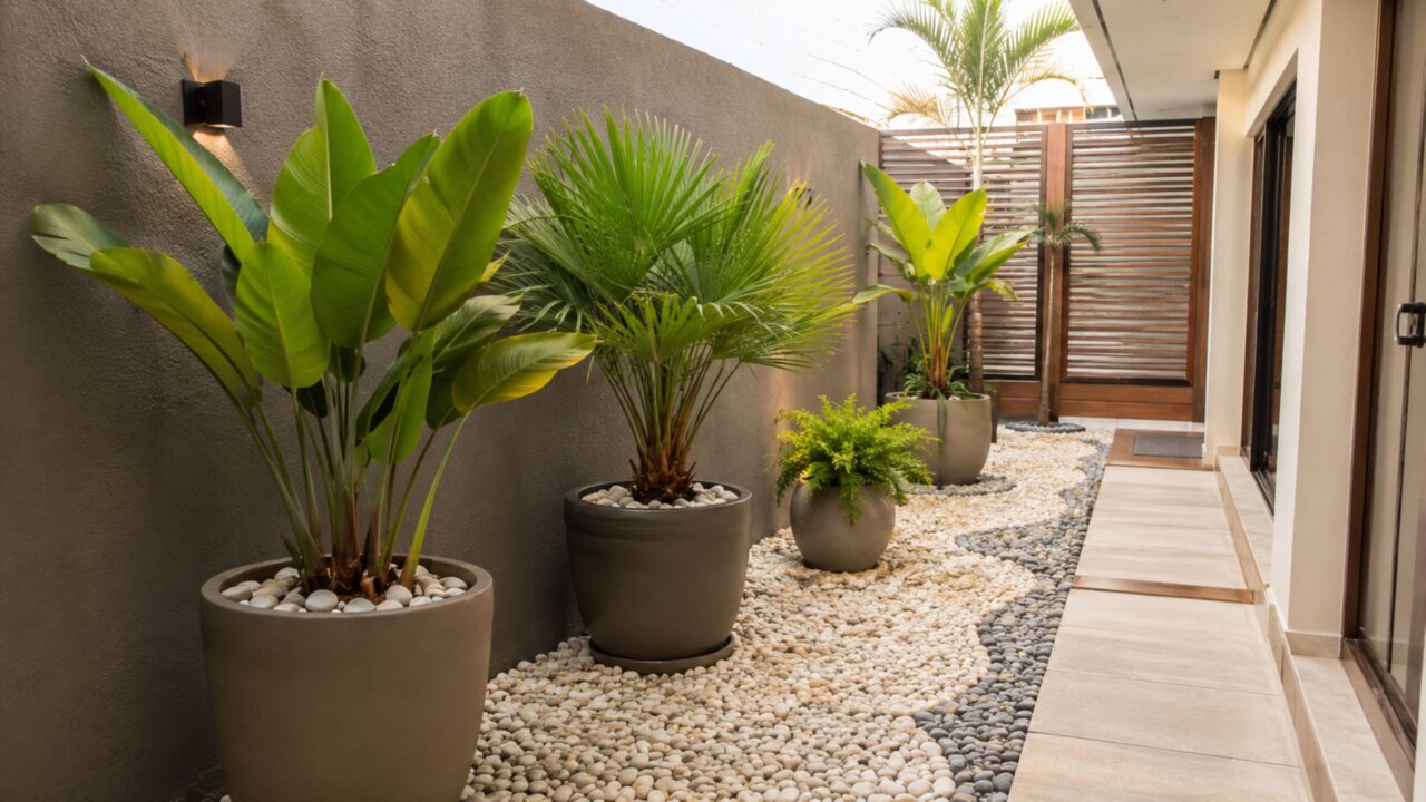 Drenagem e pedras certas deixam o quintal mais bonito e prático