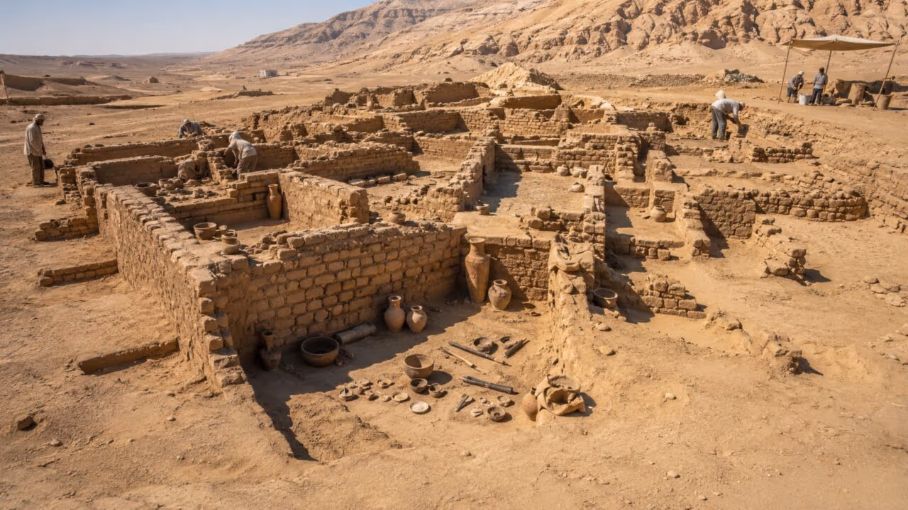 A maior descoberta no Egito desde Tutancâmon revelou uma cidade de ouro perdida em Luxor