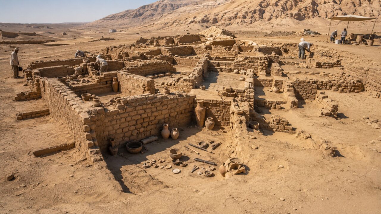 A maior descoberta no Egito desde Tutancâmon revelou uma cidade de ouro perdida em Luxor