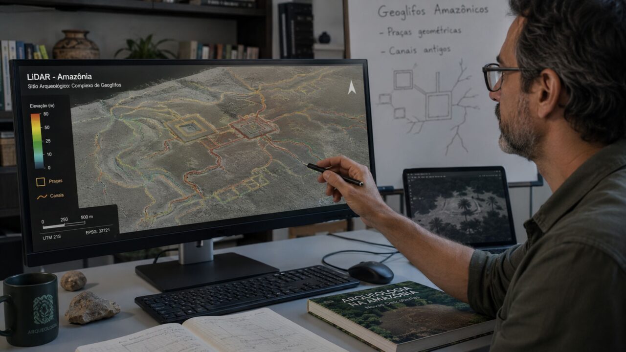 Os novos mapas revelaram sinais de planejamento urbano em antigas civilizações amazônicas