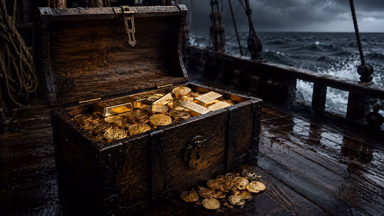 O navio de ouro que afundou nos Estados Unidos e deixou uma fortuna desaparecida por mais de um século