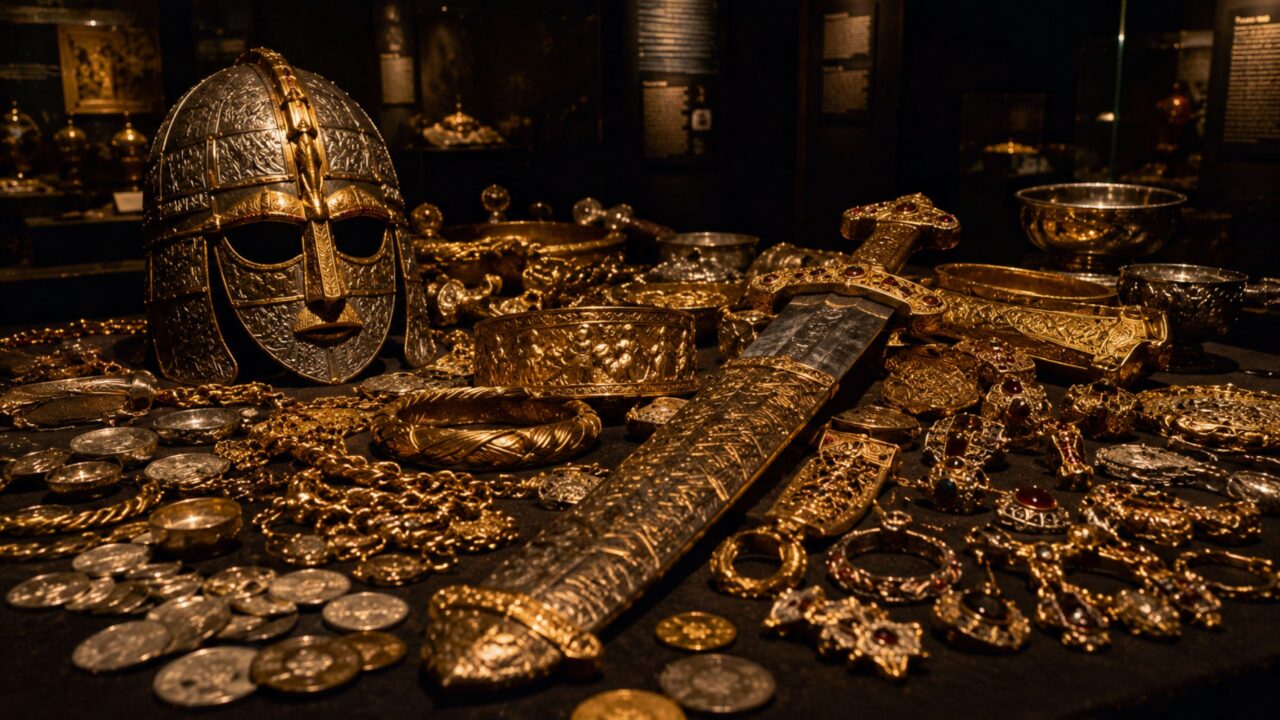 Homem comprou um detector de metais e encontrou o maior tesouro anglo-saxão já achado