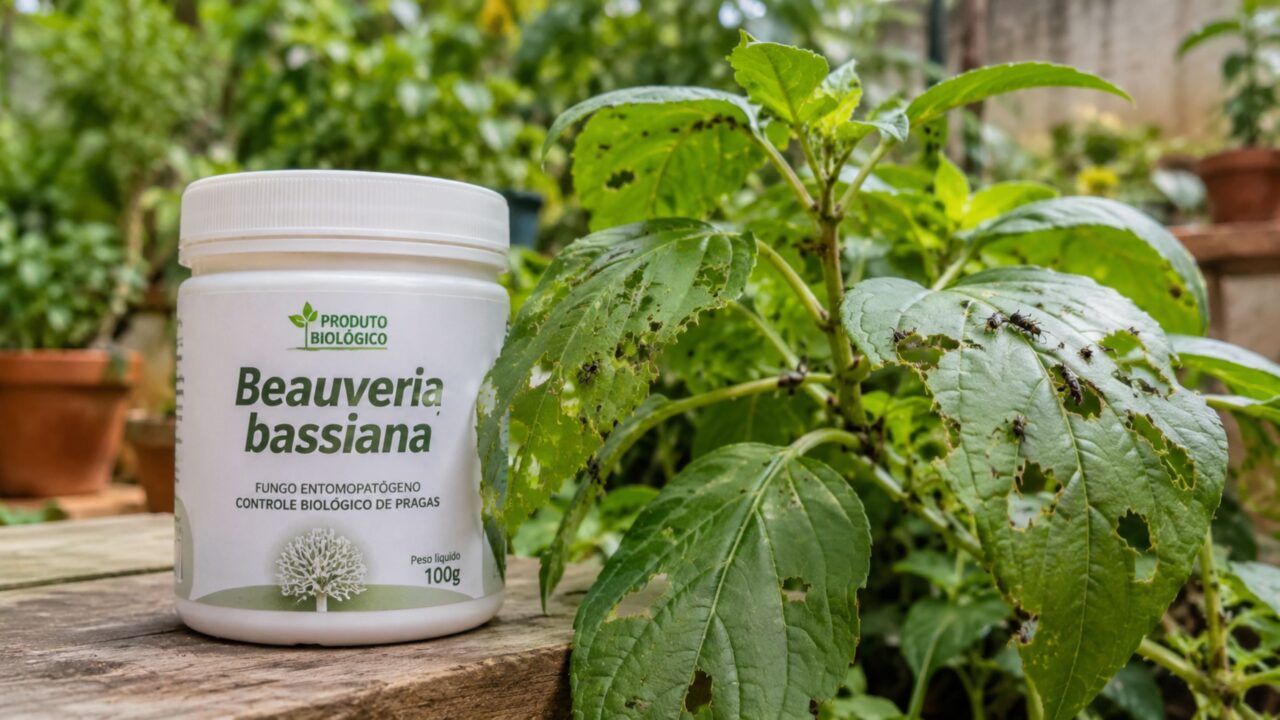 O fungo natural para plantas que ajuda a combater lagartas e pragas no jardim