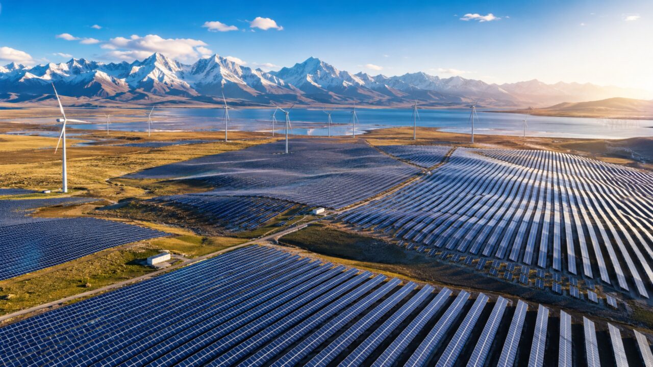 A 3 mil metros acima do nível do mar, a China está transformando um deserto no maior experimento energético do futuro capaz de combinar energia solar, eólica e hidrelétrica e ainda recuperar a vegetação