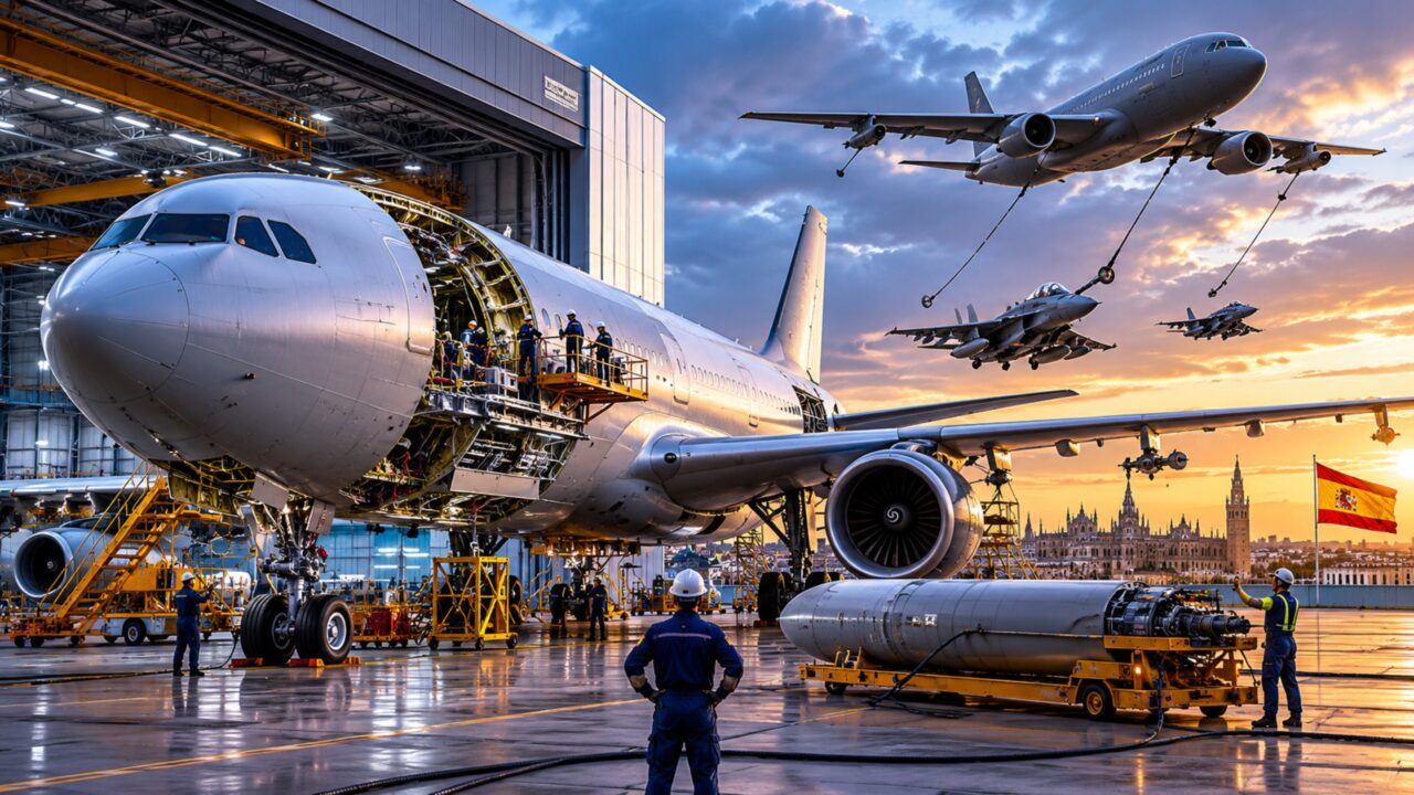 A Airbus tinha apenas um local no mundo para converter suas aeronaves comerciais em petroleiros militares. Agora abrirá mais uma