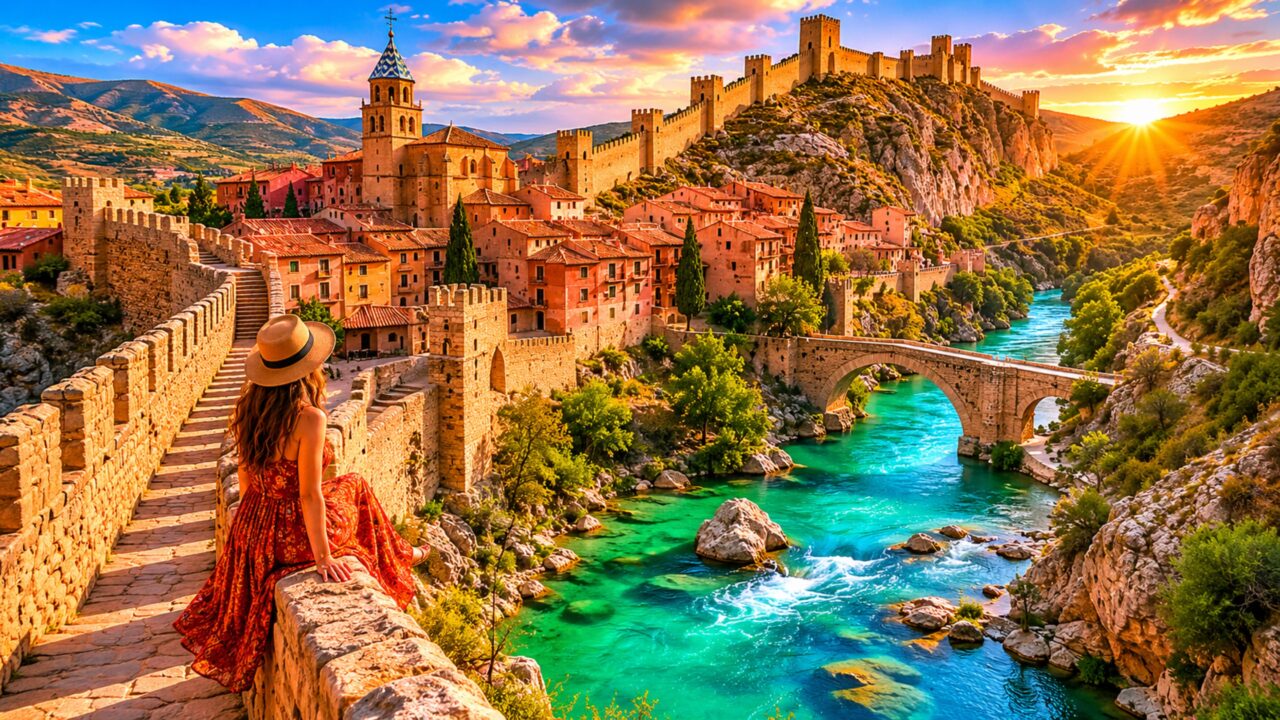 A aldeia secreta da Espanha com “Muralha da China” e águas azul-turquesa está chocando turistas