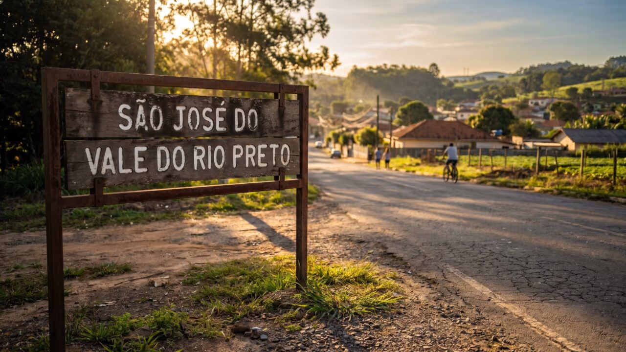Sete palavras em uma só placa: a cidade brasileira com mais termos no nome