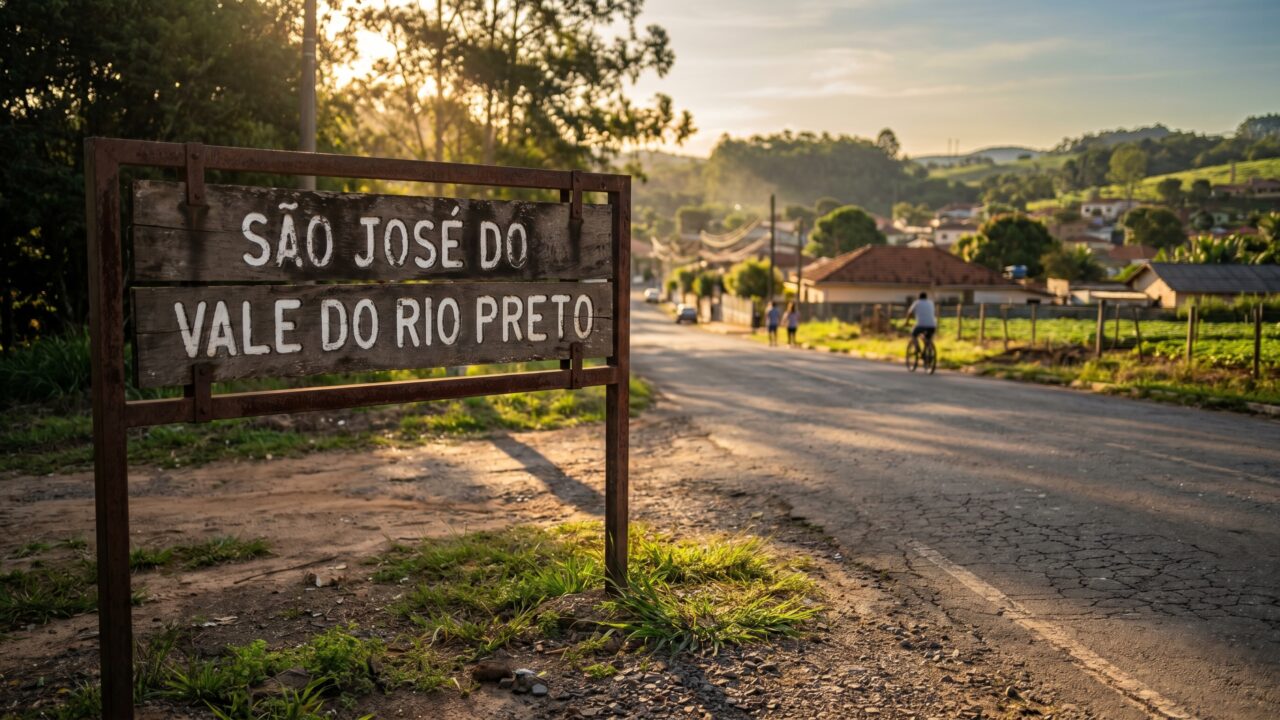 Sete palavras em uma só placa: a cidade brasileira com mais termos no nome