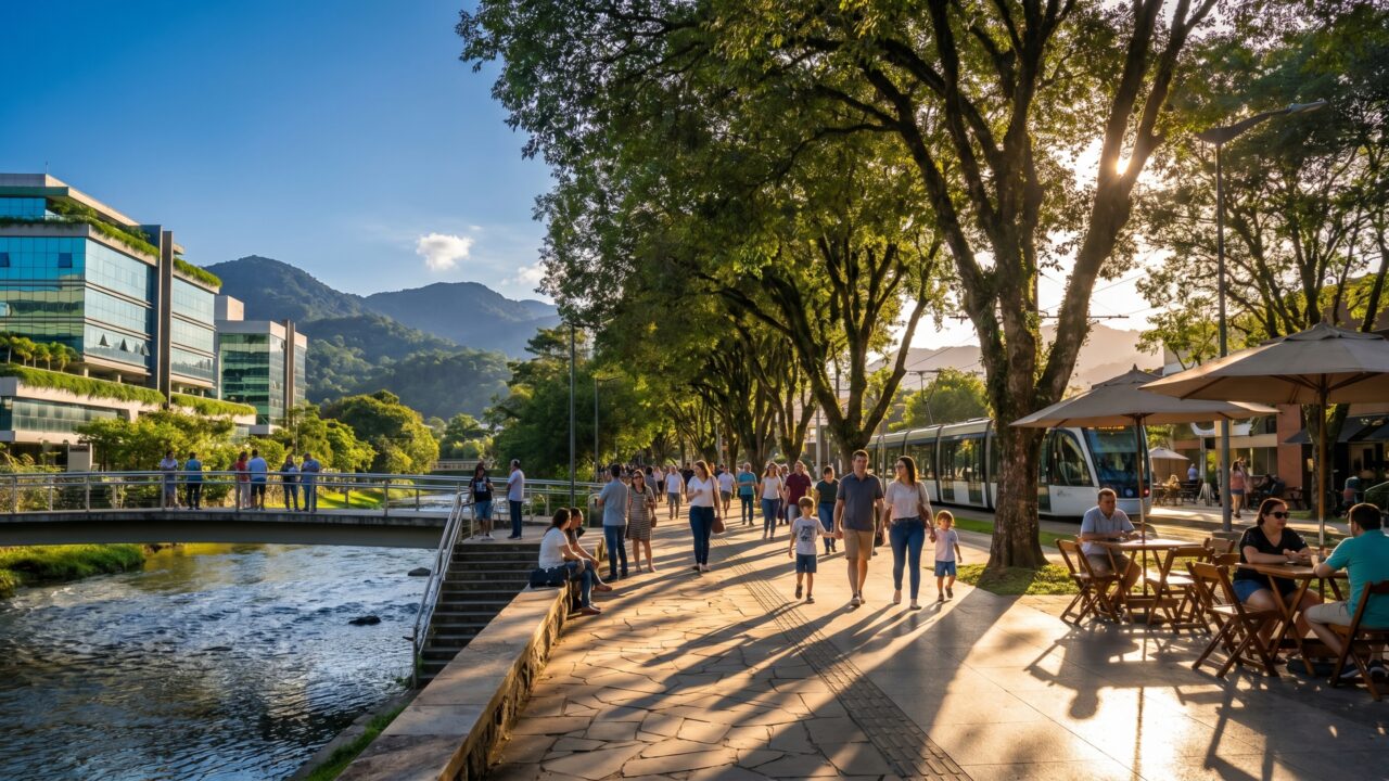 Eleita a cidade mais feliz do Brasil em 2026 com nota 8,94: o município catarinense de 196 mil habitantes que cresceu 57%
