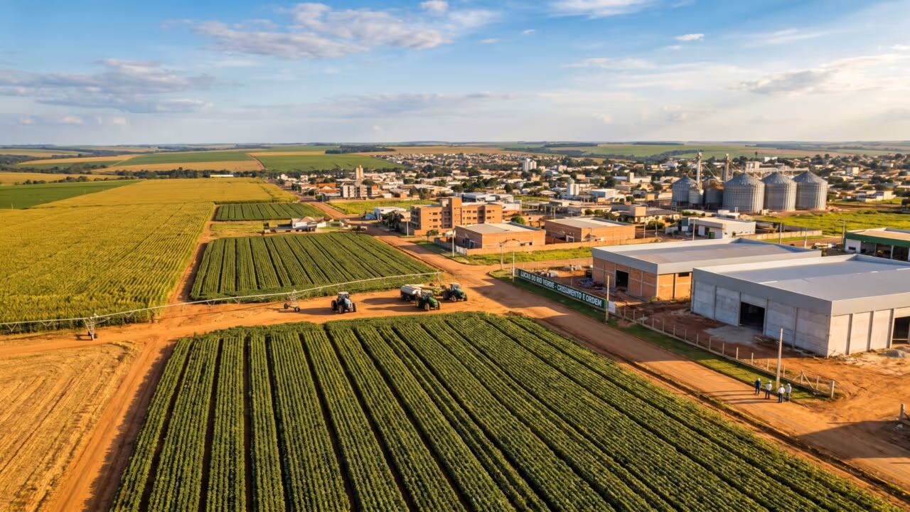 A cidade construída no meio do nada que cresceu 1.152% e virou potência do agronegócio