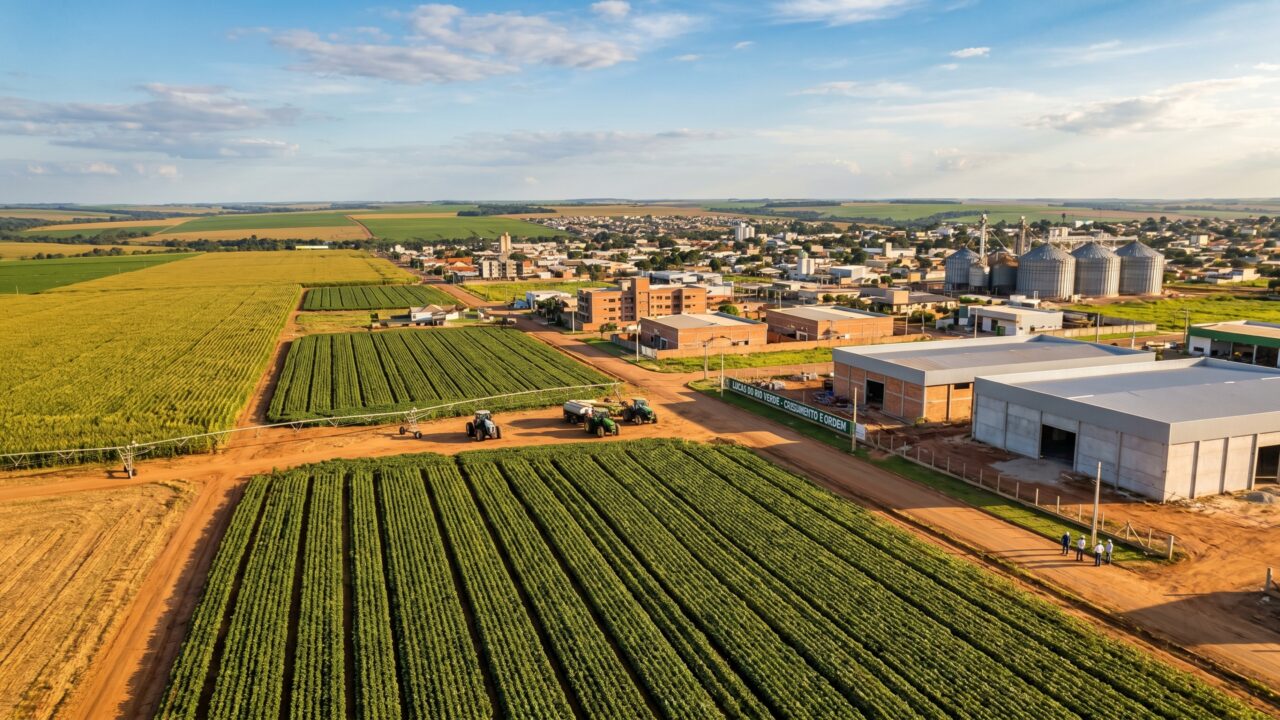 A cidade construída no meio do nada que cresceu 1.152% e virou potência do agronegócio