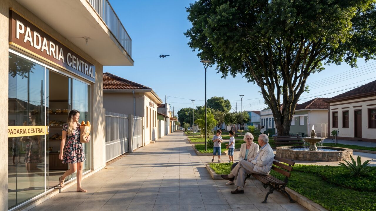 O “vilarejo” de menos de 5 mil moradores que lidera o ranking de qualidade de vida do Brasil e vê caças cortarem o céu