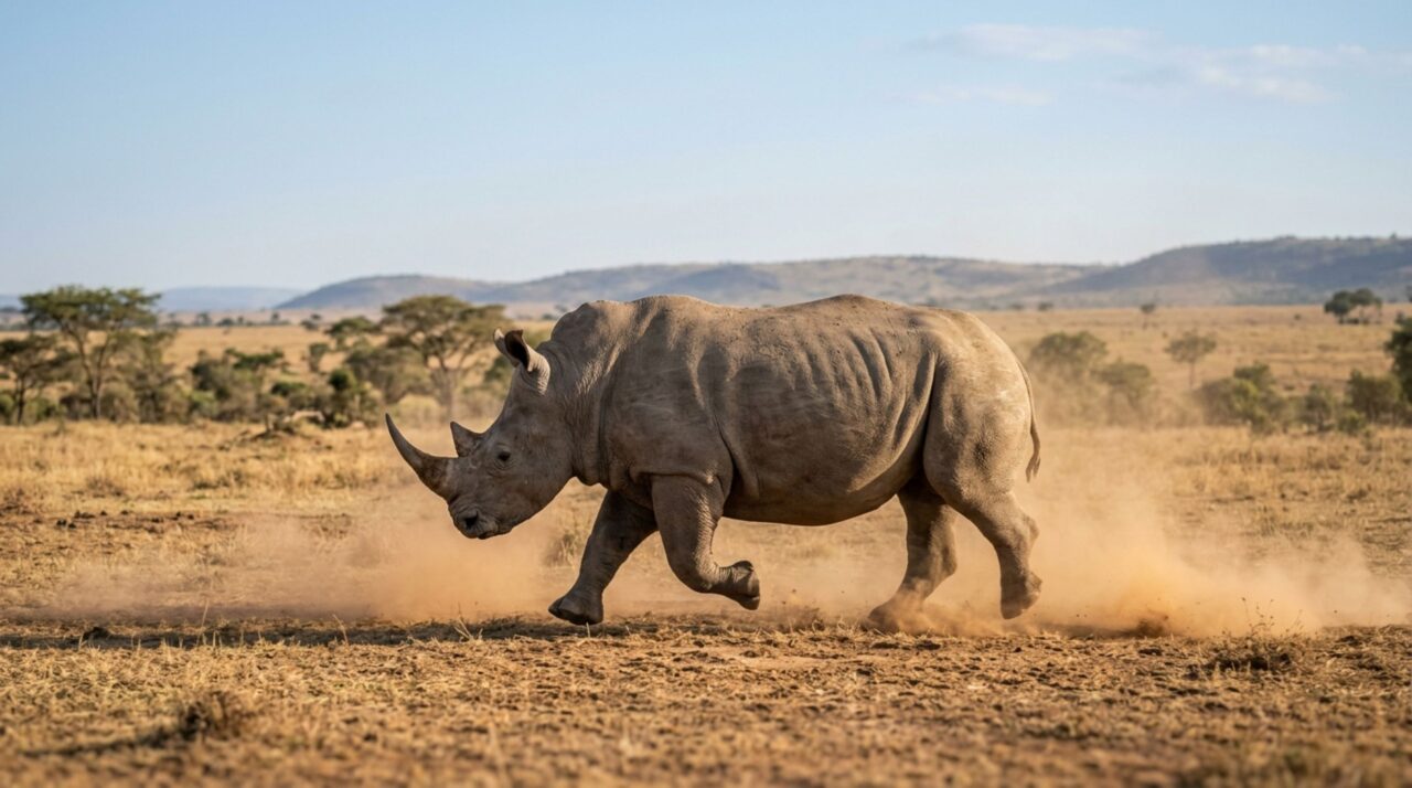 O gigante de 2.000 kg que parece parado demais, mas avança como um tanque quando seu espaço é invadido