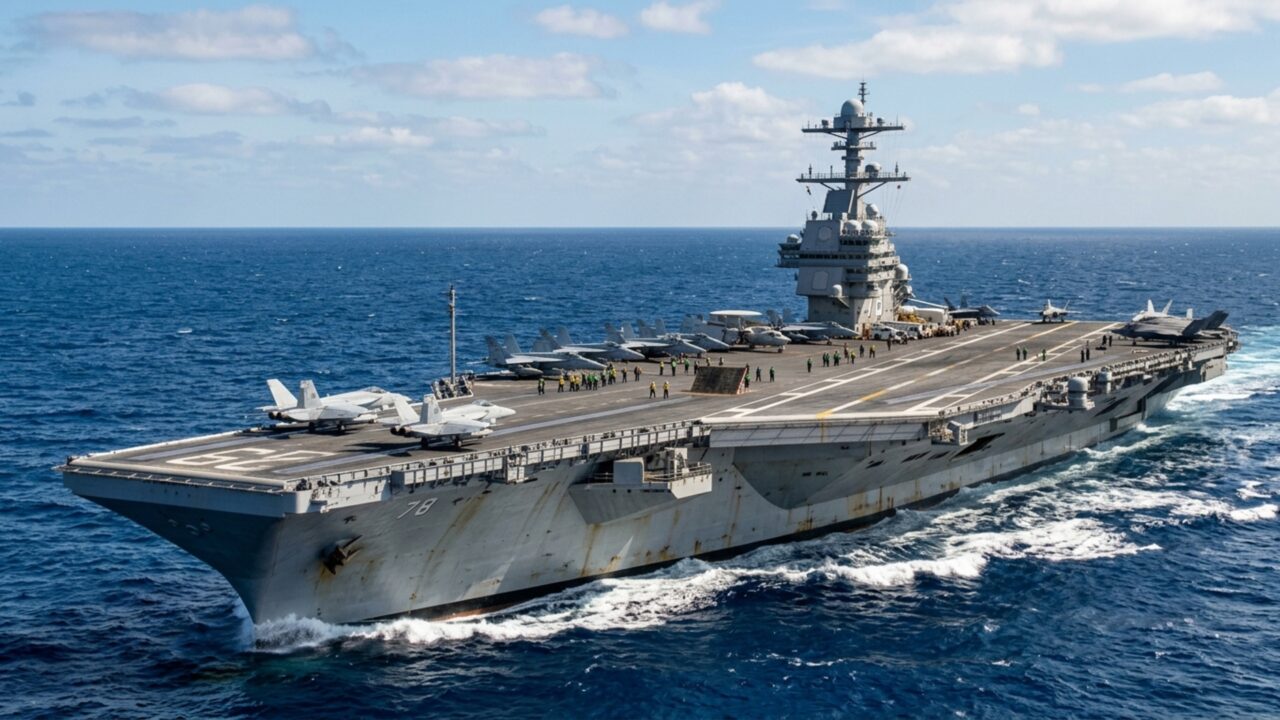 A incrível engenharia dos porta-aviões da Classe Gerald Ford que utilizam ímãs poderosos para lançar jatos