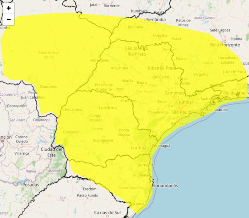 Alerta máximo do Inmet de chuvas intensas no domingo, 24 veja se sua cidade está em risco e o que fazer agora