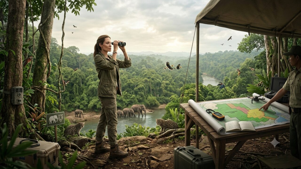 Angelina Jolie compra selva particular de 60 mil hectares para proteger animais