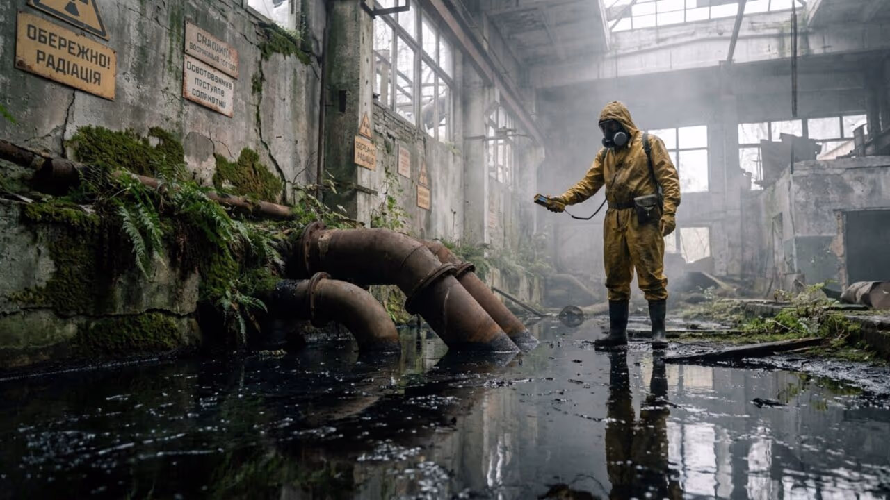 O que aconteceu com o homem que bebeu água radioativa da região de Chernobyl?