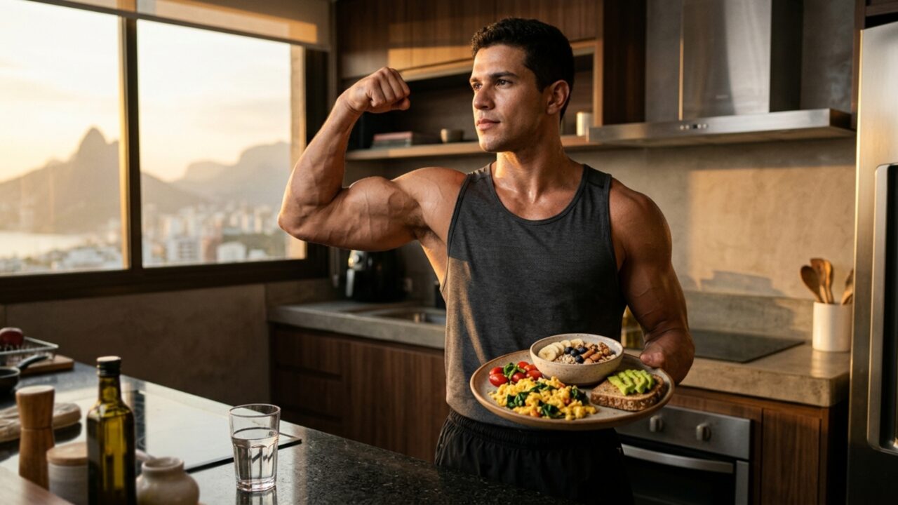 Nutricionistas revelam o que comer em jejum ao acordar para acelerar o ganho de massa muscular naturalmente