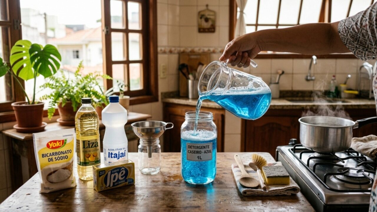 Detergente caseiro que limpa tudo: a receita que rende 5 litros com ingredientes de mercado