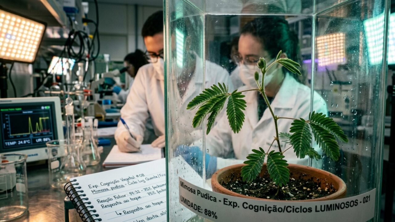 Pesquisadores descobriram que uma planta consegue prever sequências sem neurônios, e isso pode mudar o que sabemos sobre inteligência