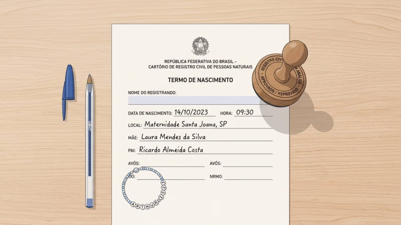 O que o cartório pode por lei barrar no registro de uma criança?