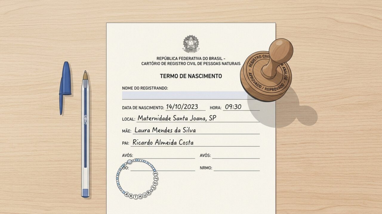 O que o cartório pode por lei barrar no registro de uma criança?