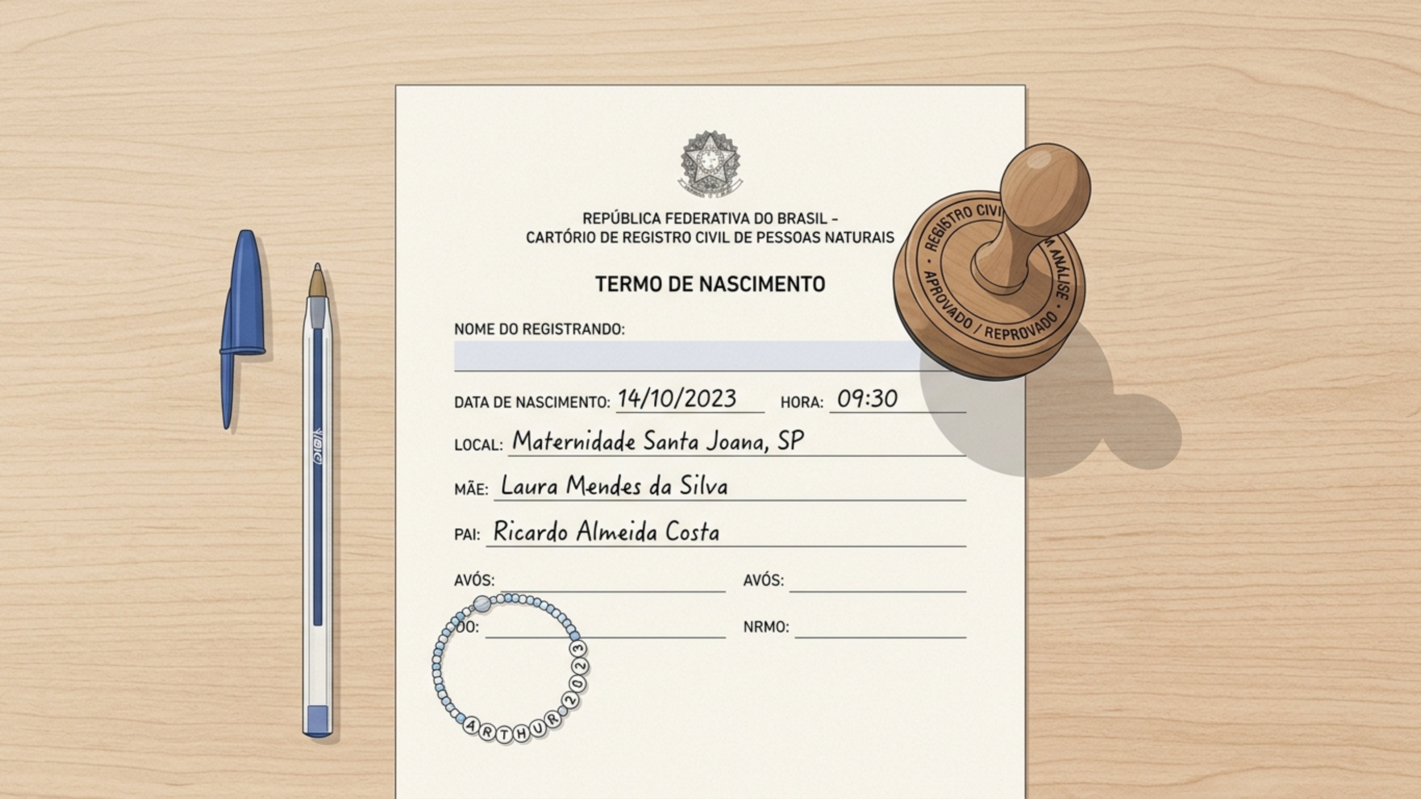 O que o cartório pode por lei barrar no registro de uma criança?