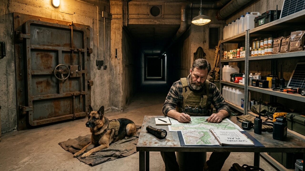 Casal vive em um bunker a 60 metros de profundidade esperando o colapso da sociedade: e milhões de pessoas acreditam que isso faz sentido