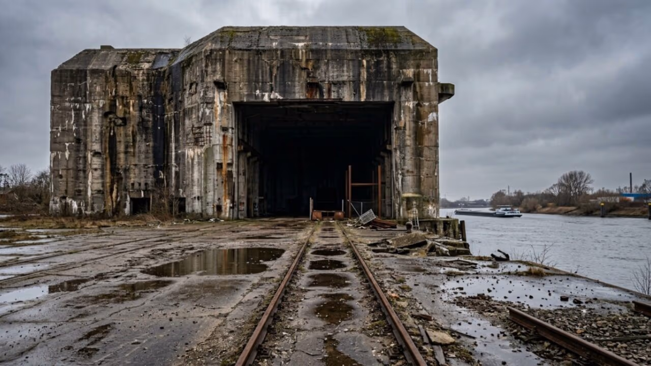 Bunker gigante de Hitler na Alemanha revela fábrica secreta de submarinos que nunca chegou a funcionar