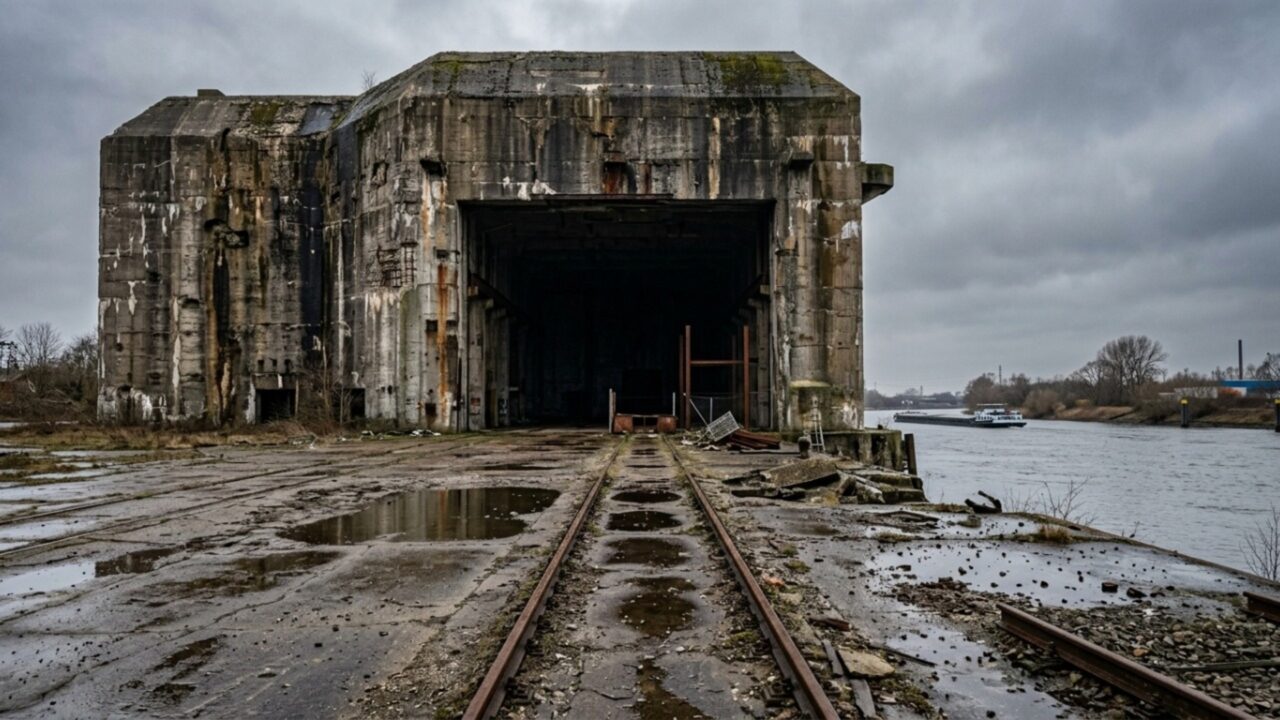 Bunker gigante de Hitler na Alemanha revela fábrica secreta de submarinos que nunca chegou a funcionar
