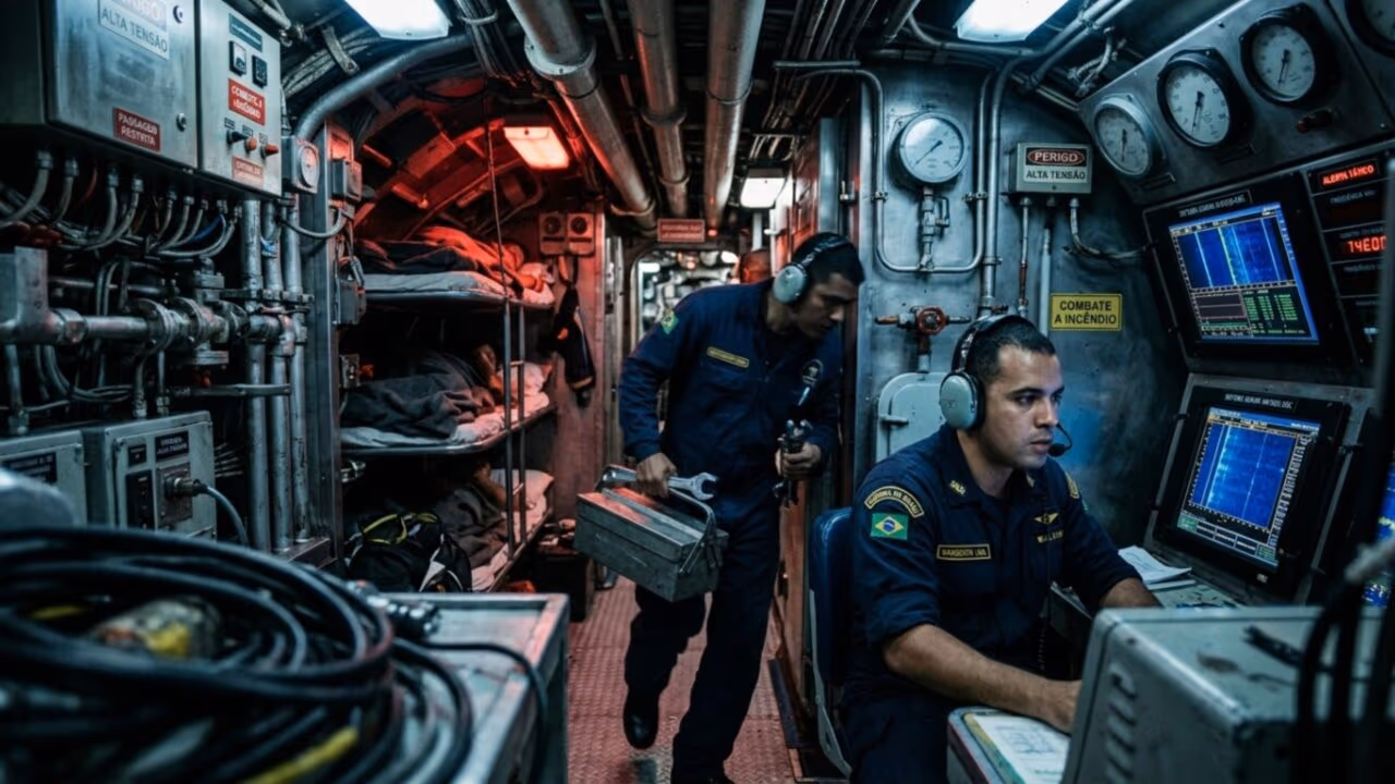 Como é a vida das 130 pessoas que vivem isoladas em um submarino nuclear durante 90 dias sem luz solar, sem privacidade e respirando ar reciclado