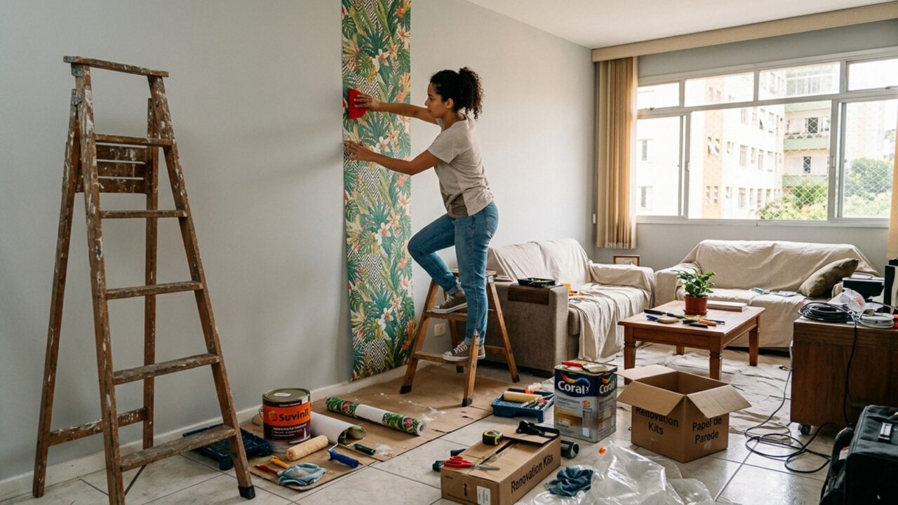 Adeus tinta comum: a tendência minimalista para renovar paredes sem pedreiros e sem quebrar tudo
