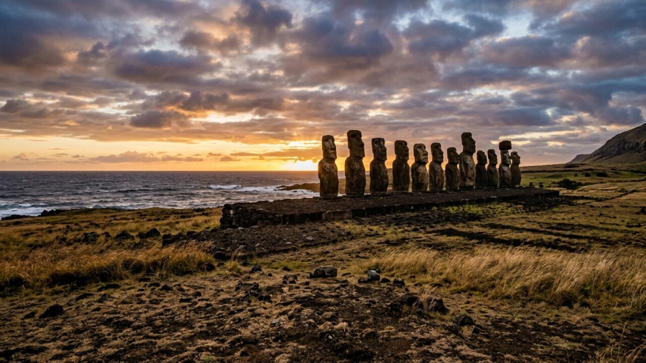 Quem realmente construiu as estátuas de mais de 80 toneladas da Ilha de Páscoa?