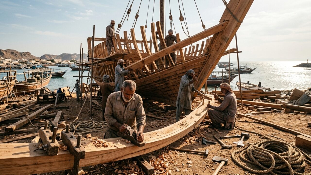 Sem tecnologia avançada: artesãos transformam toras gigantes de madeira em navios capazes de cruzar oceanos sem usar projetos ou plantas arquitetônicas