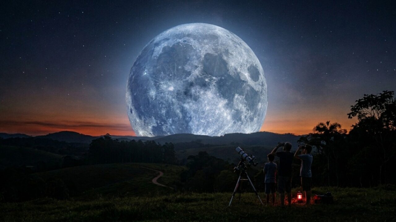 Uma rara Lua Azul vai iluminar o céu em maio: veja onde e quando observá-la