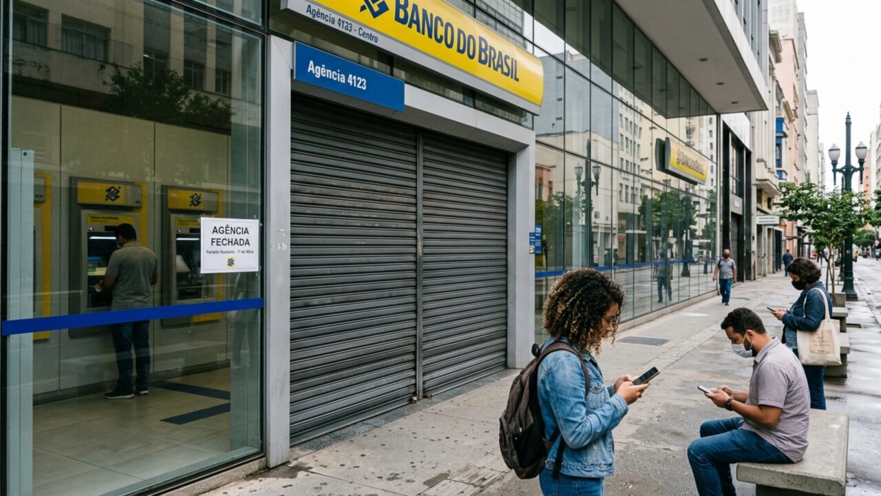 Bancos fecham hoje, dia 1º de maio