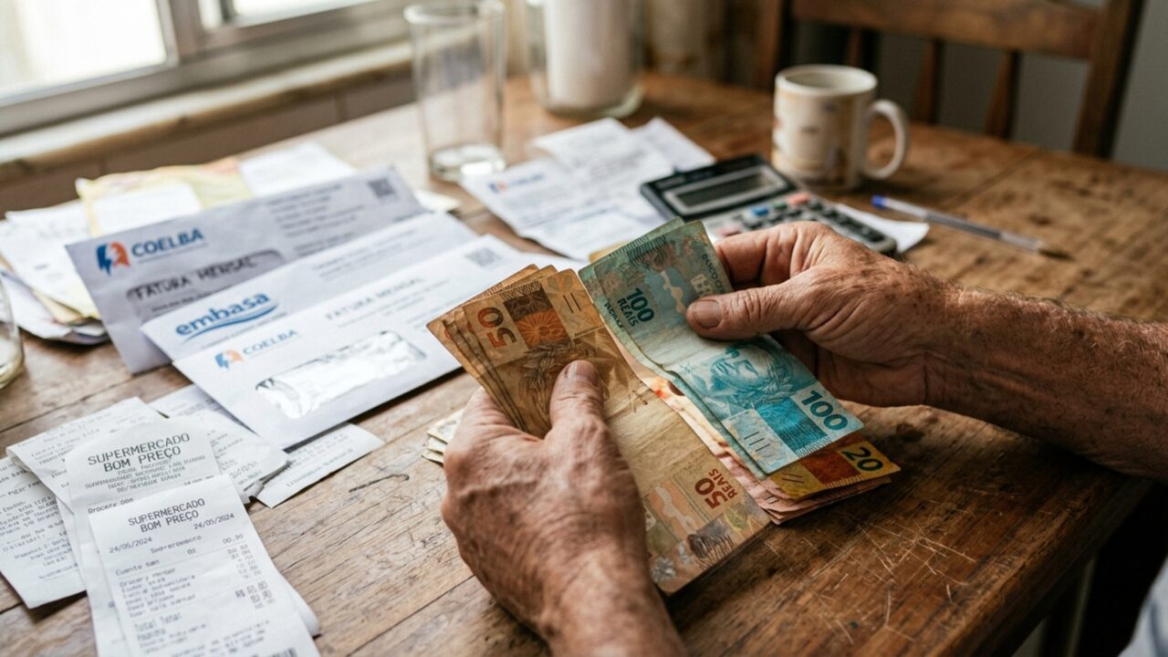 Como o custo de vida engole parte do salário mínimo mesmo quando o reajuste oficial parece positivo